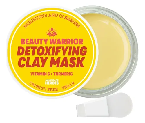 Mascarilla Facial De Arcilla De Cúrcuma Y Vitamina C