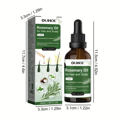 El Aceite Capilar De Romero Nutre Y Fortalece El Cabello50ml