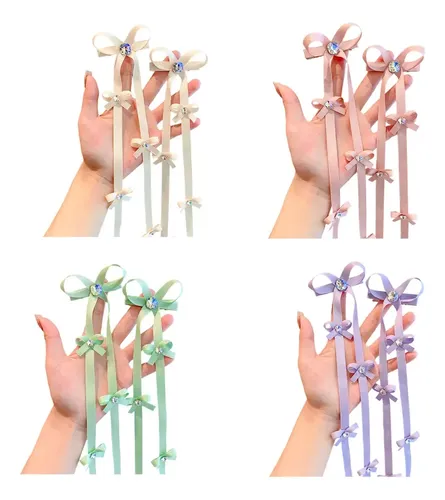 Accesorios Para Mujer S- Cordón De Pelo Con Lazo Y Borlas