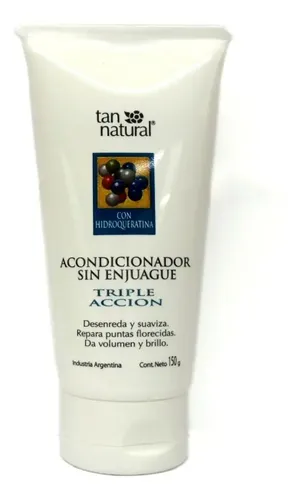 Acondicionador Tan Natural Sin Enjuague Triple Acción X150g