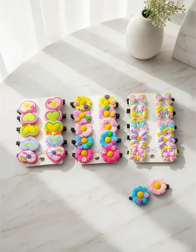 Pack X 2 Blister Hebillas De Pelo Pico Bebe Surtidos (20 U.)