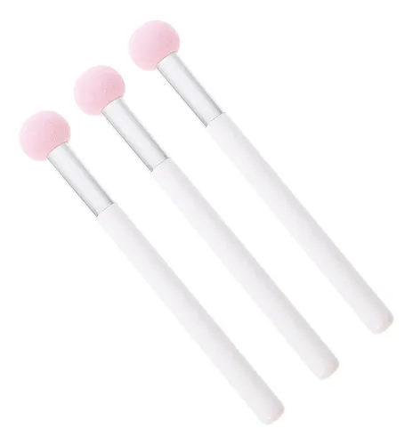 3pcs Esponjas De Maquillaje Nbr Sin Látex En Forma De Cabeza