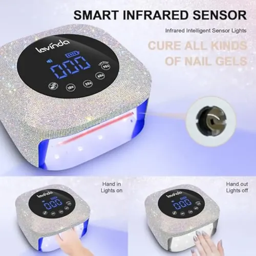 Lavinda Lámpara De Uñas Led Uv, Lámpara De Uñas