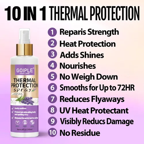 Spray Protector De Calor Wozutunt Lavender Oil 450°f
