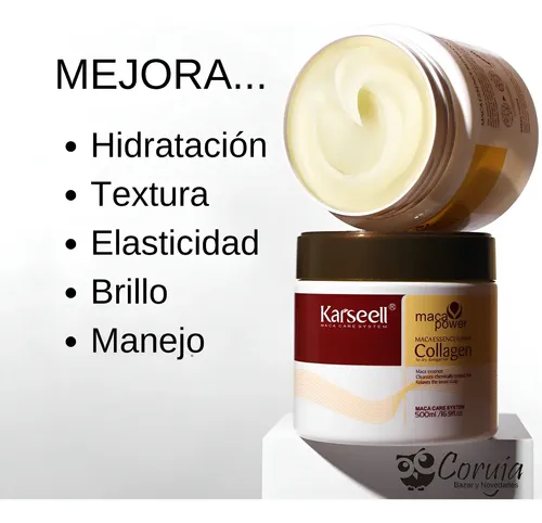 Karseell Mascarilla Capilar Colageno Original 500 Ml