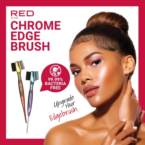 Cepillo Para Peinar El Cabello Red By Kiss Chrome Edge Brist