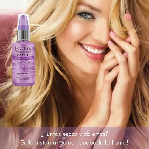 Serum Novalook Cabellos Dañados Protege Repara Con Filtro Uv