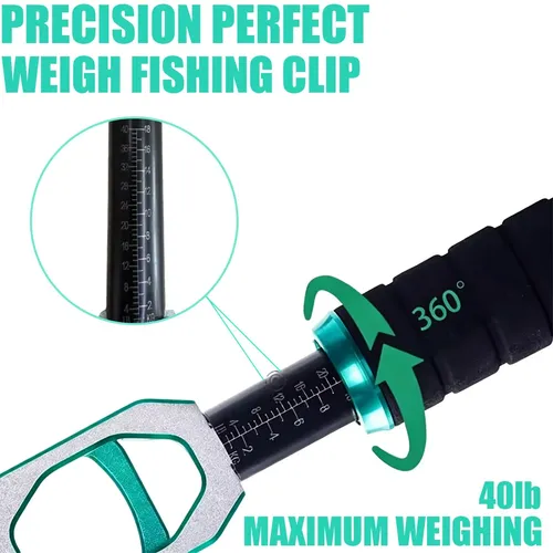 Agarrador De Labios De Aluminio 28 Cm Con Escala Hasta 18 Kg