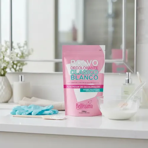 Bellissima Polvo Decolorante Cabello Clasico Blanco X 700gr