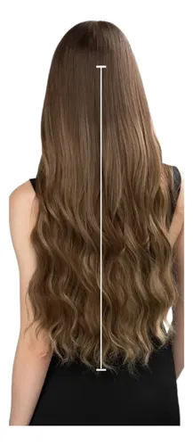 Extensiones De Cabello Abundante Larga De Vincha Y Clips M12 Color #4