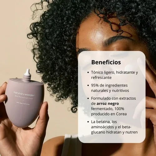 Crema Hidratante Haruharu Wonder Cosmética Coreana
