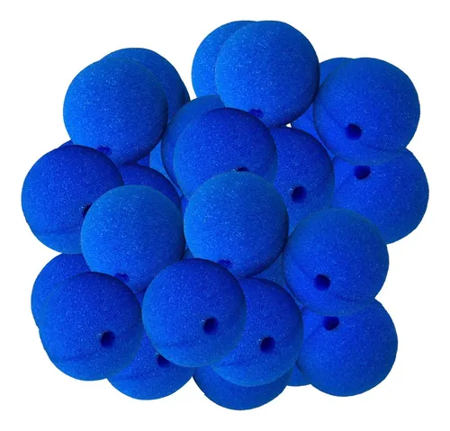 50x Nosas De 2 Pulgadas Para Prácticas Fiesta De Azul