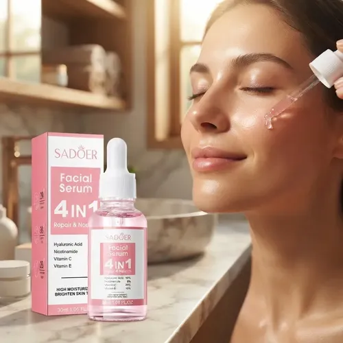 Sérum Facial Hialurónico+nicotinamide+vitaminacy E 4en 1 Momento De Aplicación Noche Tipo De Piel Todo Tipo De Piel