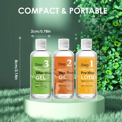 Set De Cuidado Pre Y Post Depilación Seopri – 3 Botellas