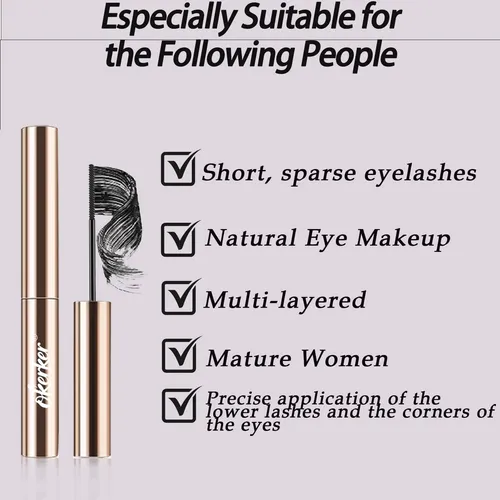 Máscara De Pestañas Okerker Brown Tubing Para Mujeres Mayore