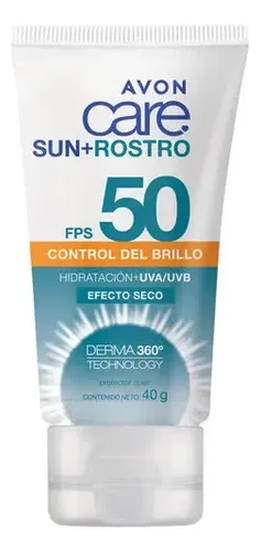 Protector Solar Fps 50 Facial Mate Avon Care Sun 40 G