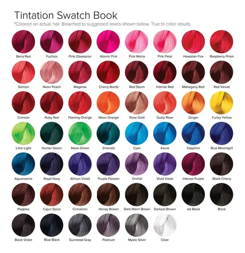Tinte De Pelo Rojo De Kiss Tintation Semipermanente Crimson