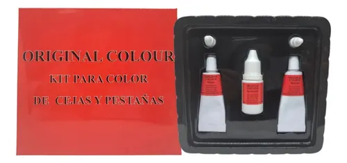 Kit Lash Para Tinte De Cejas Y Pestañas Original Colour
