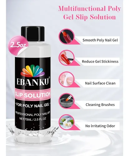 Kit De Uñas De Gel Poligel Ebanku Para Uñas De Los Pies