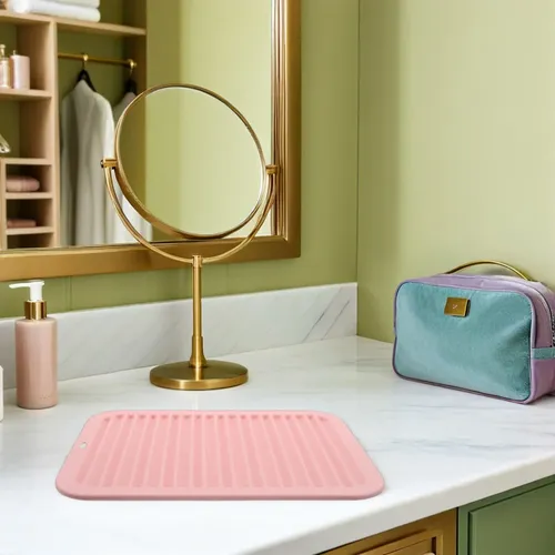 Tapete De Silicona Resistente Al Calor Para El Cabello