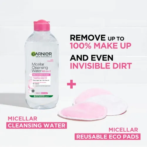 Agua Micelar Desmaquillante Garnier Skin Naturals 125 Ml