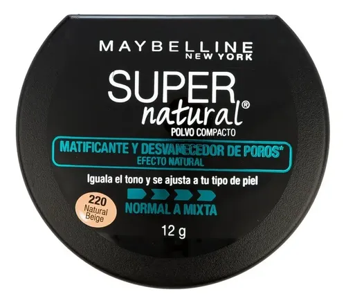 Polvo Compacto Maybelline Super Natural 220 Natural Beige