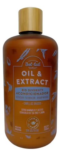 Acondicionador Natural Bel Lab Cabellos Grasos Oil & Extract