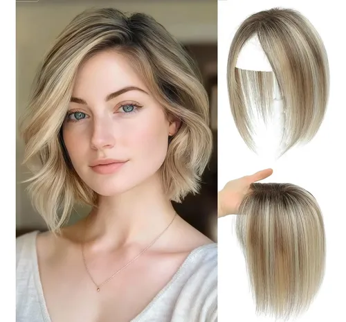 Extensiones De Cabello Humano 10 Pulgadas Para Mujer Con Bas