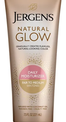 Jergens Natural Glow Loción Autobronceante Claros A Medios
