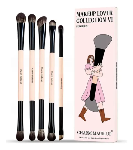 7piezas Brochas Para Maquillaje Profesional A