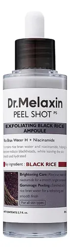 Ampolla Exfoliante Dr Melaxin Peel Shot Black Rice Ampoule