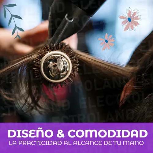 Secador De Pelo Profesional 2200w Frio Calor Secado Rápido Color Azul