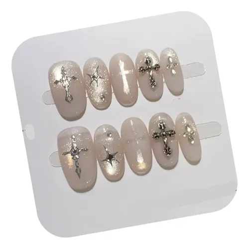 Ofrecemos Alta Calidad. Parche For Uñas Con Cruz De Ojo De