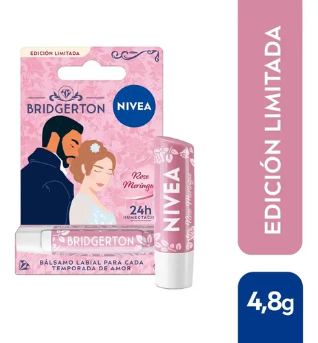 Bálsamo Labial Nivea Rose Mirengue Edición Bridgerton