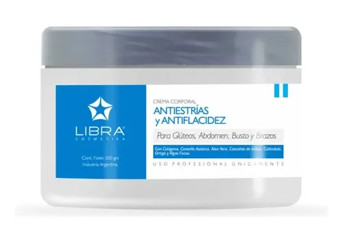 Crema Corporal Antiestrias Y Antiflacidez Libra 250g