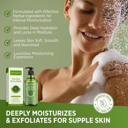 Gel De Baño Roycederm Con Forma De Árbol De Té, 16.9 Onzas L
