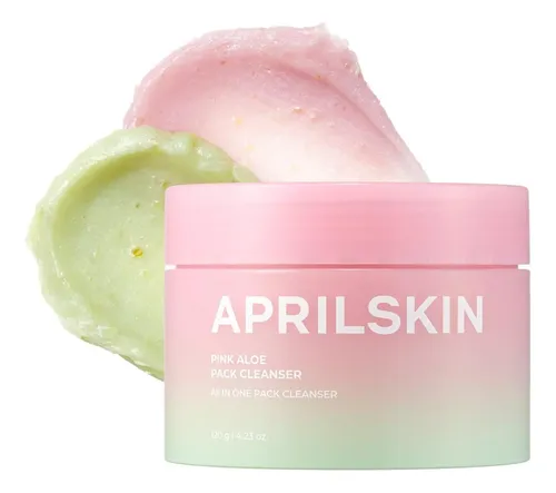 Limpiador Facial Aprilskin Aloe Rosa 189g Exfoliante Suave