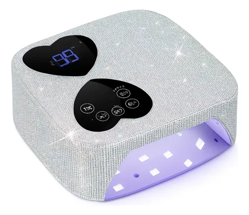 Lámpara Uv Led Recargable 80w Para Uñas Gel Profesional