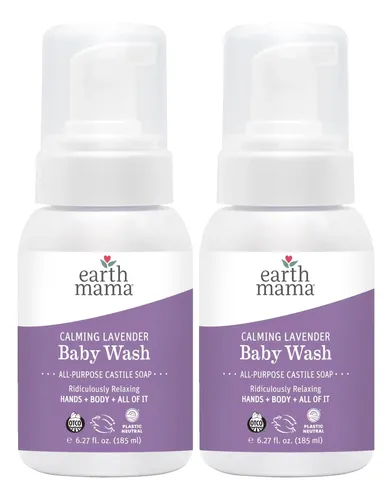 Jabón Corporal Earth Mama Calming Lavender Baby Wash 240 Ml