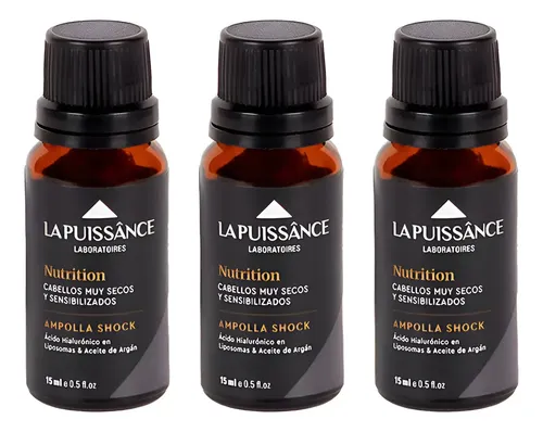 Ampollas Shock Nutrition Cabellos Secos 15ml La Puissance X3