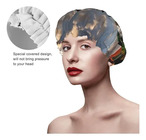 Gorro De Baño Impermeable Doble Capa Eva Cómodo