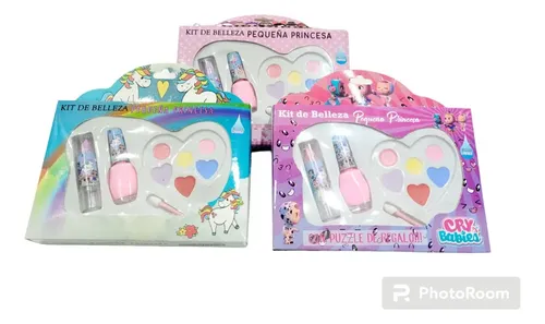 Kit De Maquillaje Pequeña Princesa (sombra, Esmalte, Labial)