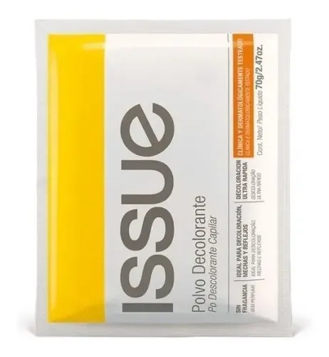 Polvo Decolorante Issue Active Sachet 70gr Caja 10 Unidades