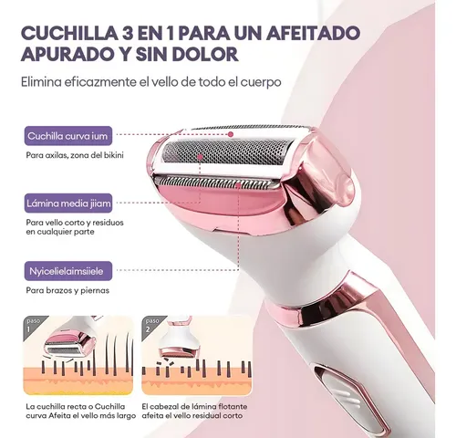 Pyy Depiladora Eléctrica 4 En 1 For Mujer, Recortadora 2026