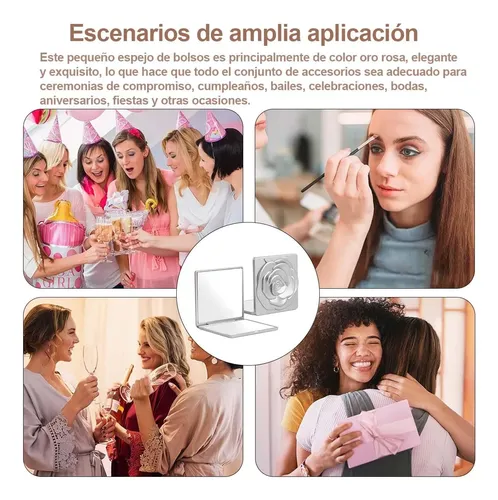 Espejo De Bolsillo, 12 Piezas De Espejitos De Bolsillo