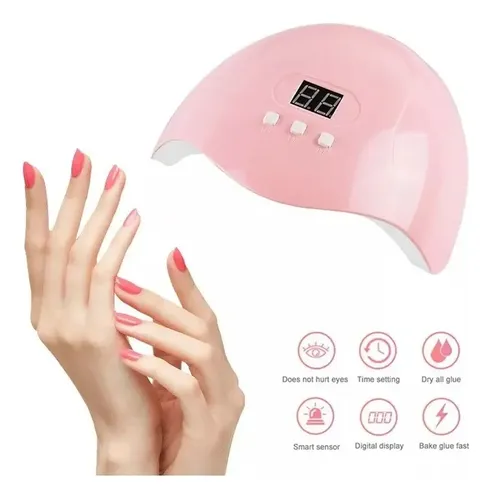 Cabina Uv Led Secador Uñas Gel Y Semi Cable Usb 54w Excelent