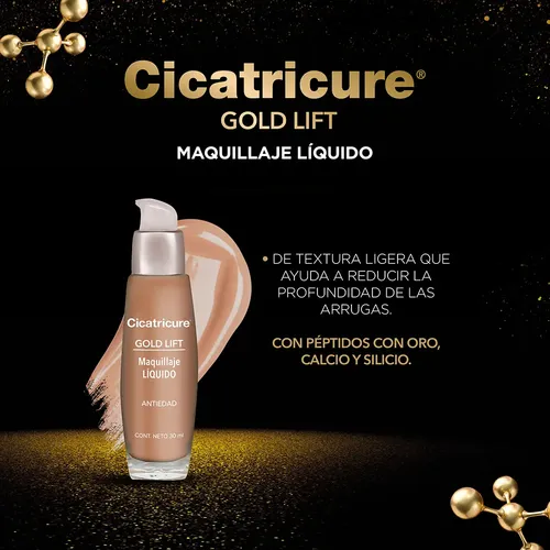 Base Líquida De Maquillaje Cicatricure Gold Bronze X 30 Ml