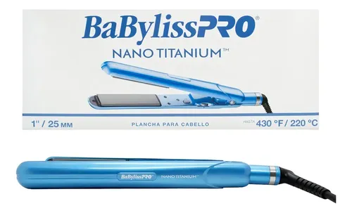 Planchita de pelo BaBylissPRO Nano Titanium 9555 azul