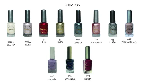 Kit 10 Esmaltes Para Uñas Tradicionales Xiu Xantia (10ml)