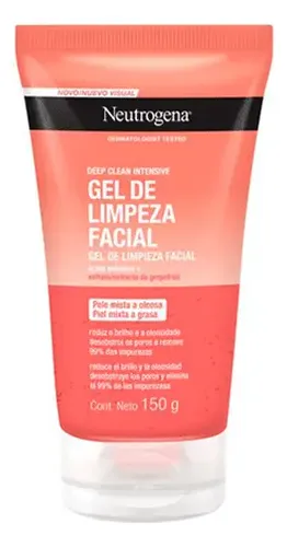 Gel De Limpieza Facial Neutrogena Deep Clean Grapefruit 150g